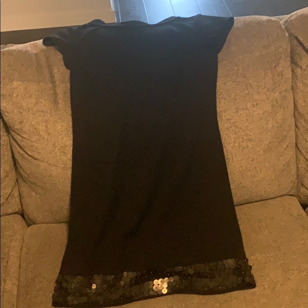 Short black dress